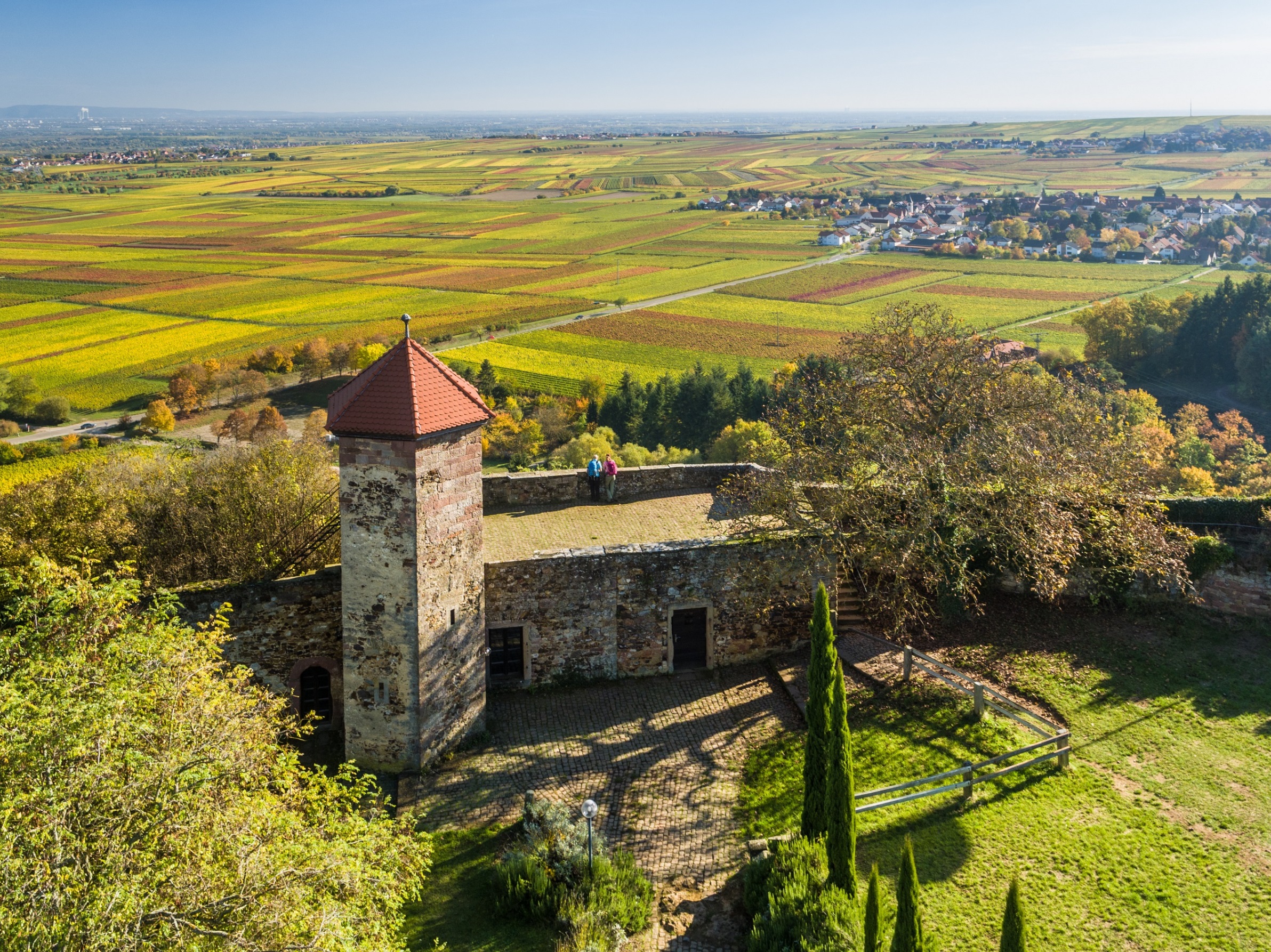 Blick auf Burg Battenberg