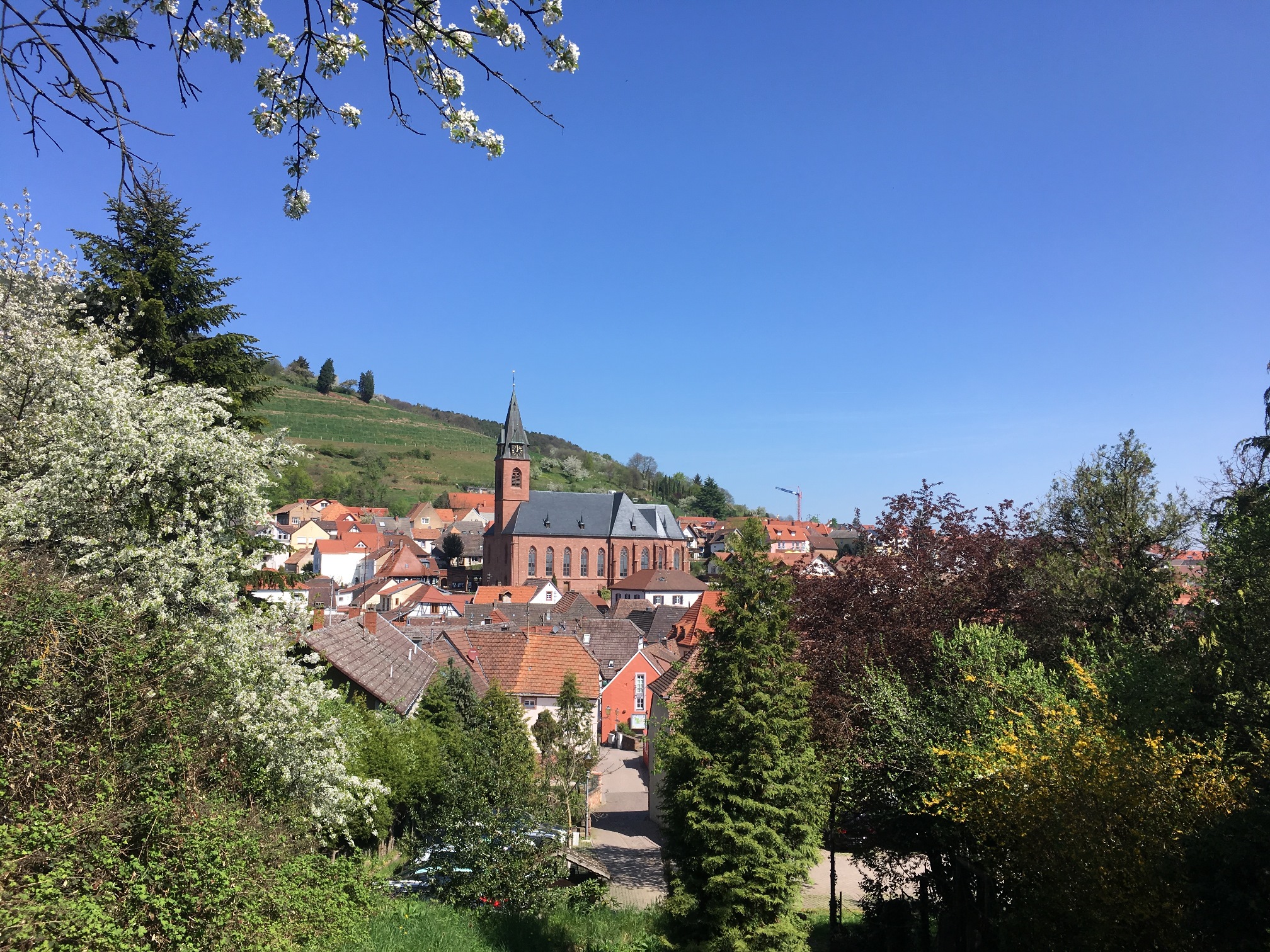 Blick auf das romantische St. Martin