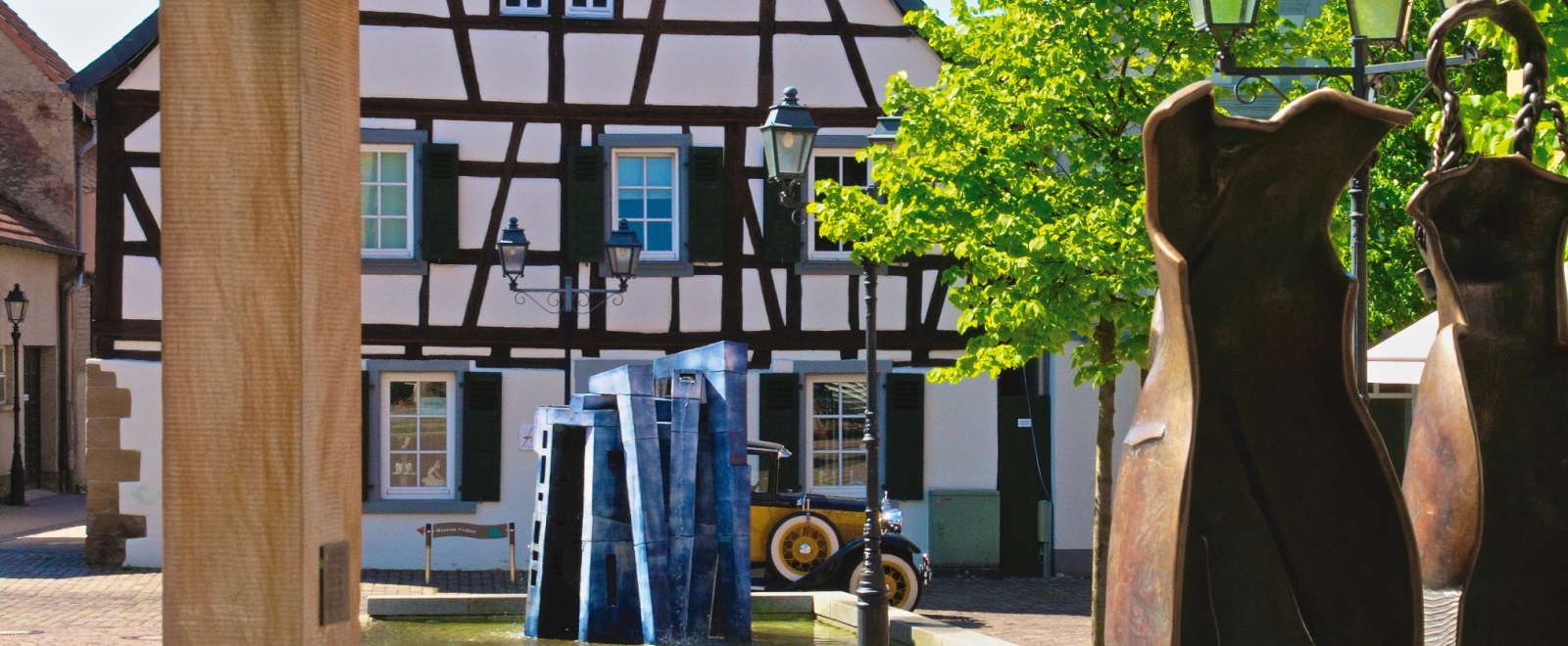 Blick auf den Marktplatz von Rockenhausen